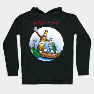 bottle and cans Hoodie